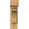 Ekena Millwork Olympic Block Rough Sawn Bracket w/ Offset Brace, Western Red Cedar, 6"W x 18"D x 22"H BKT0604X18X22OLY05RWR - alternate 2